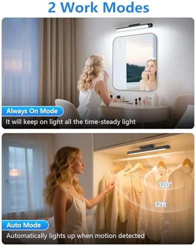 Ferswe 5W Motion Sensor Magnetic Light Bar, 2500mAh
