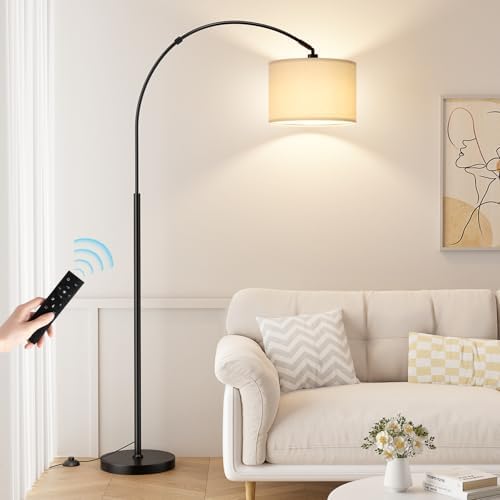 Ambimall 70" Dimmable Arc Floor Lamp with Remote