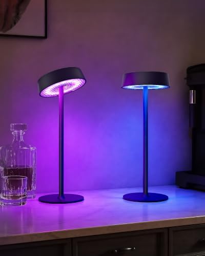 EZVALO Rechargeable Cordless RGB Table Lamp