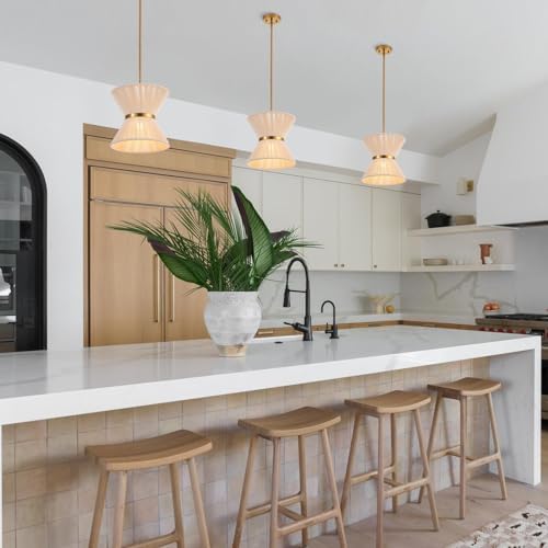 Hand Woven Boho Pendant Light, White, 12.2"