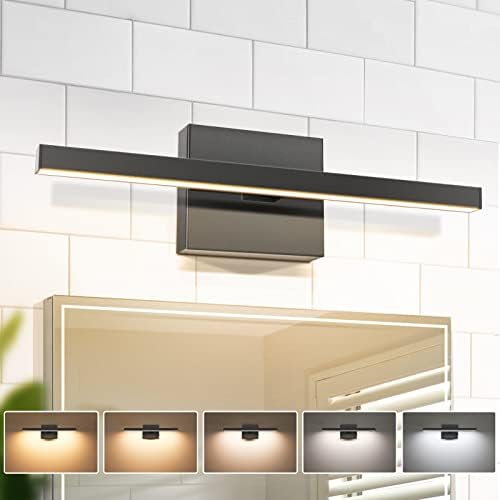 VOLISUN Bathroom Vanity Light, 15.7 Inch, Black