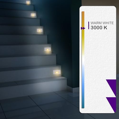 Ciata Indoor/Outdoor 5 Watt Horizontal Stair/Step Light, 3000K