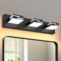 22-inch Matte Black 3-Light LED Vanity Light
