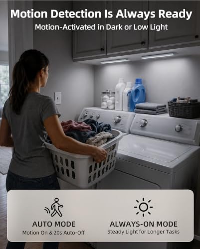 5-Pack Wireless Motion Sensor Under Cabinet Lights