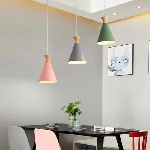Modern Industrial E27 Single-Head Pendant Light