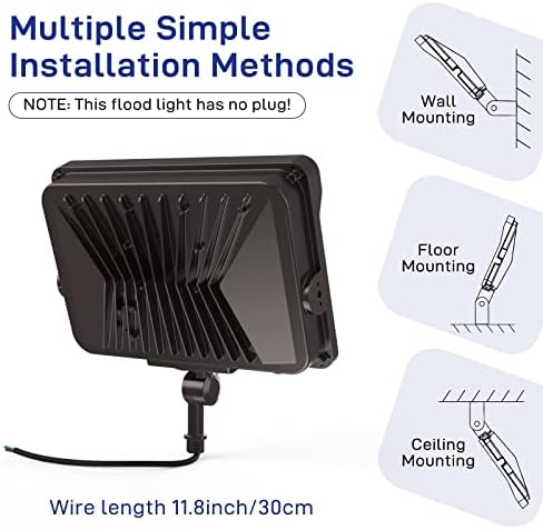 HYPERLITE LED Flood Light, 100W, 5000K