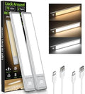 2 Pack Under Cabinet Lighting, 10in, Rechargeable