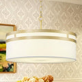 20" Gold 5-Light Drum Chandelier