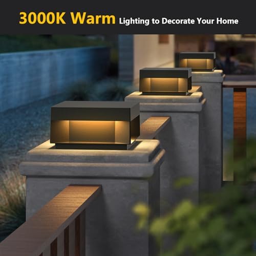 Modern Landscape Post Light, 9.8-Inch, 120V