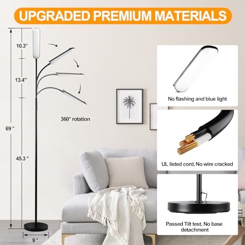 marctronic 18W LED Floor Lamp with Remote