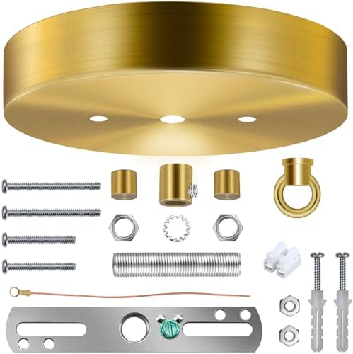 Light Canopy Kit, 5-1/8 Inches, Brass
