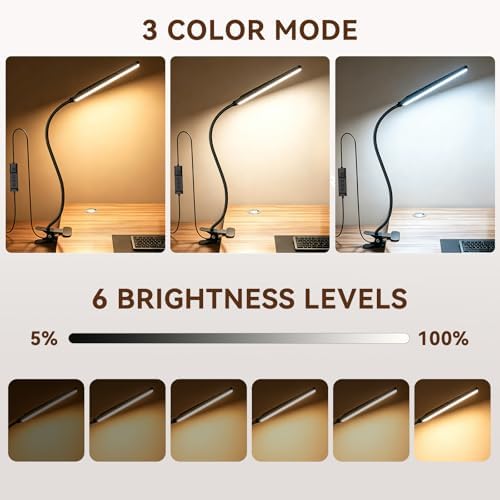 5W Clip-On USB Reading Lamp