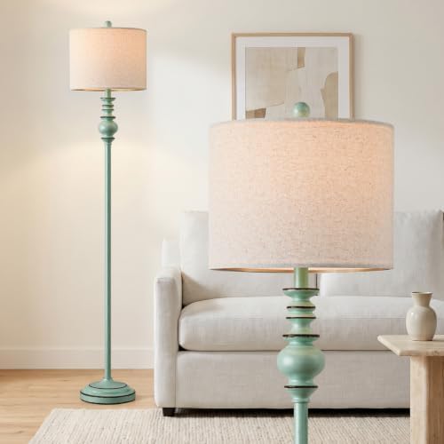 BOBOMOMO 64.25" Antique Blue Floor Lamp