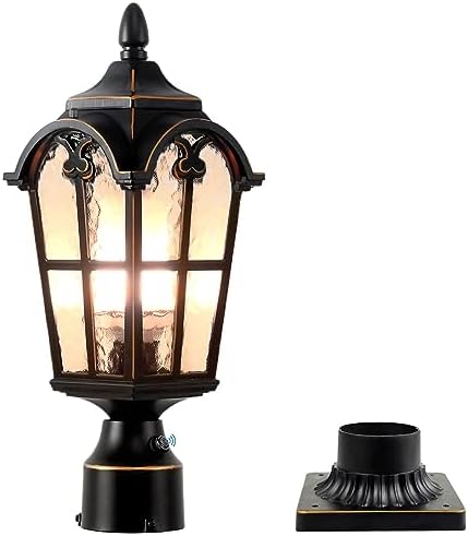16.7" Dusk Dawn Sensor Outdoor Post Light