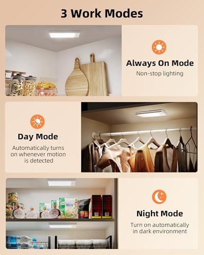 EZVALO Wireless Under Cabinet Lights, 2 Pack