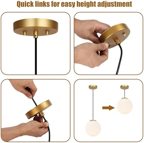 6 Inches Brass Light Canopy Kit