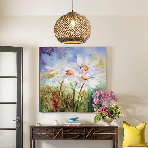 13.79" Rattan Farmhouse Pendant Light