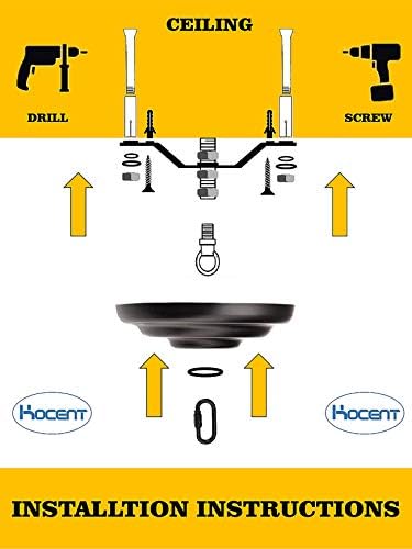 Heavy Duty Canopy Kit with 3.2 feet Chandelier Chain