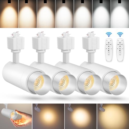 【2026 Upgraded】10-Color Zoomable 12W LED Track Lighting Head Dimmable