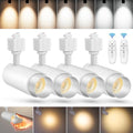 【2026 Upgraded】10-Color Zoomable 12W LED Track Lighting Head Dimmable