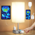 Touch Dimmable Bedside Table Lamp with USB C+A