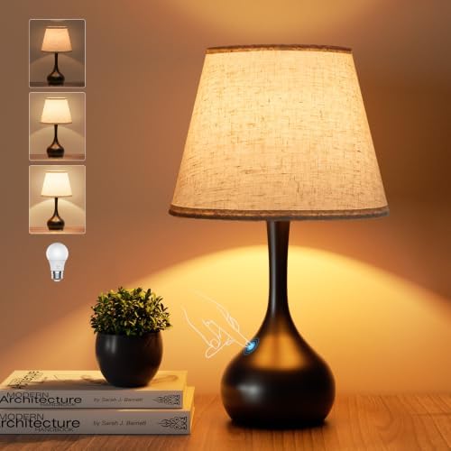 ONEWISH Touch Bedside Lamp, 17.32''