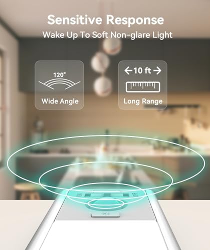 Under Cabinet LED Motion Sensor Lights, 2200mAh, 2 Pack