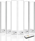 6 Pack 12-Inch Rechargeable Motion Sensor Under Cabinet Lights