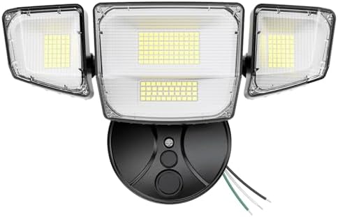Onforu 90W 10000LM 4-Head LED Outdoor Flood Light