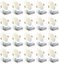 Amico 20 Pack 6 Inch LED Recessed Light