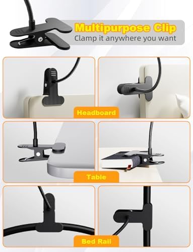 HLXS-111 10W Clamp Desk Lamp with USB Port