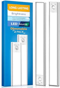 Under Cabinet LED Motion Sensor Lights, 2200mAh, 2 Pack