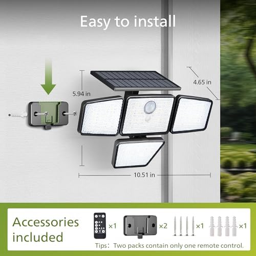 Philips Solar Security Light, 2 Pack