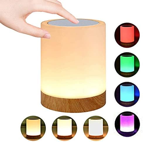 ROYFACC Rechargeable Touch Sensor Night Light, RGB