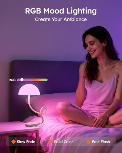 Rechargeable Clip-On Lamp with RGB Ambient Mode