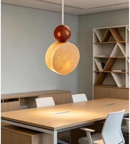 Modern Travertine Pendant Light, E27