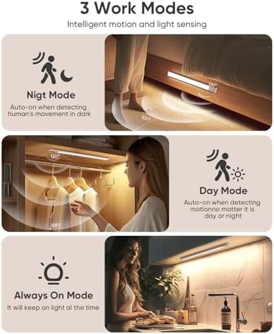 Under Cabinet Lighting, Wireless, 4 Pack
