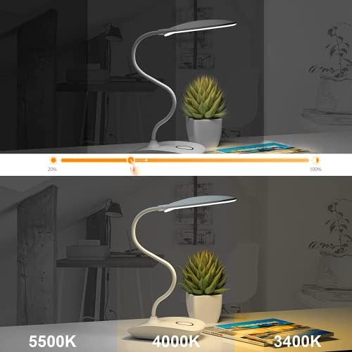 DEEPLITE Rechargeable Cordless LED Desk Lamp, Dimmable