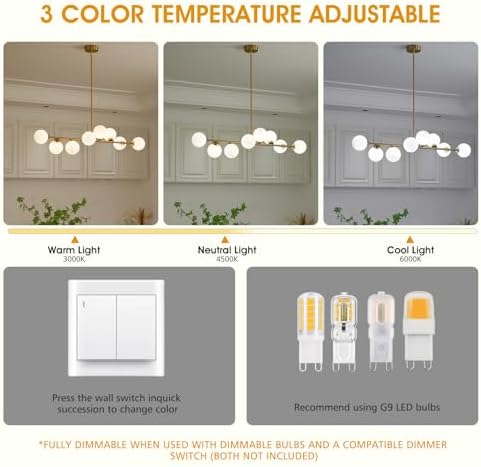 55 Inch Brass Gold Linear Chandelier