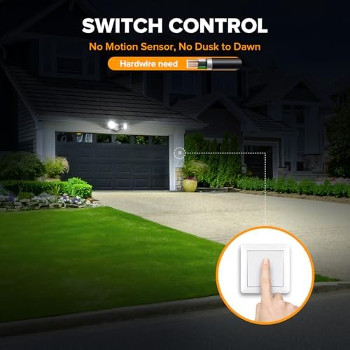 LUTEC 6222W 3500 Lumen 32 Watt 28 LED Dual-Head Floodlight Outdoor