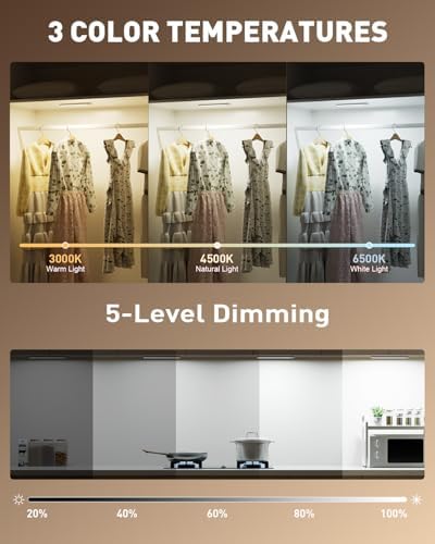 58-LED Rechargeable Motion Sensor Closet Lights, 4 Pack