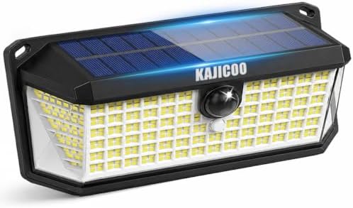 416 LED Solar Outdoor Motion Sensor Lights, 300° Angle