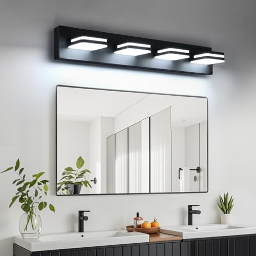 Torondo 27-Inch LED Bathroom Vanity Light, Matte Black