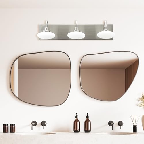 Dimmable 3-Light LED Bathroom Vanity Light, Brushed Nickel