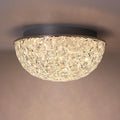 DAKASON 12in LED Crystal Chandelier, 3CCT