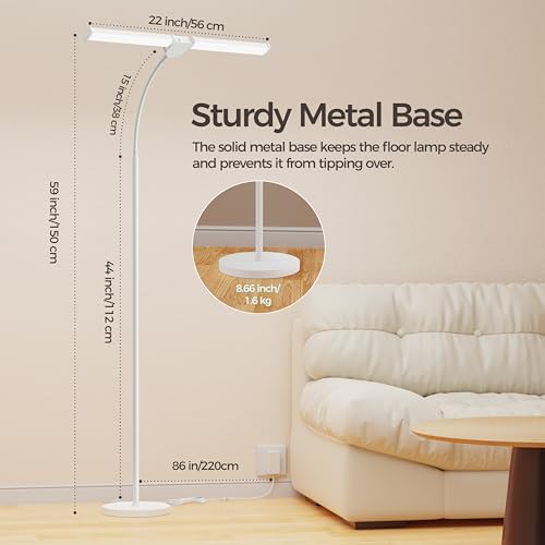 LED Reading Floor Lamp for Living Room