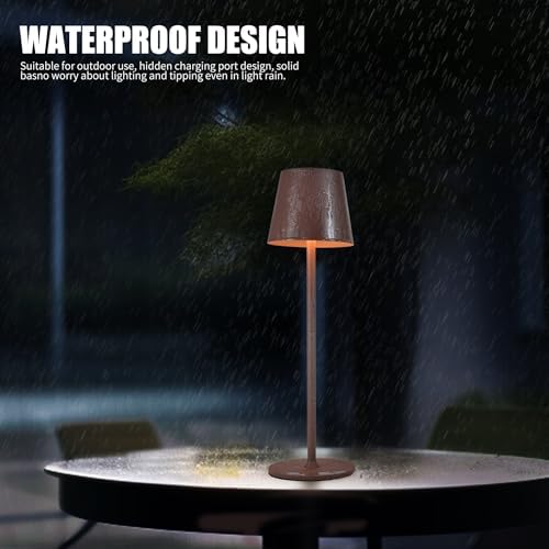 BGFHome 2 Pack Cordless Rechargeable LED Table Lamps