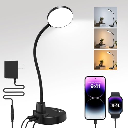 15W Dimmable USB Desk Lamp — 3 Color Temperatures - Field & Lumen Lighting