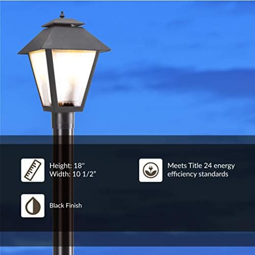 Generation Lighting Outdoor Post Lantern, Black