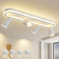 4-Light LED Track Lighting Spotlight Kit, White